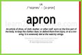 How to pronounce apron